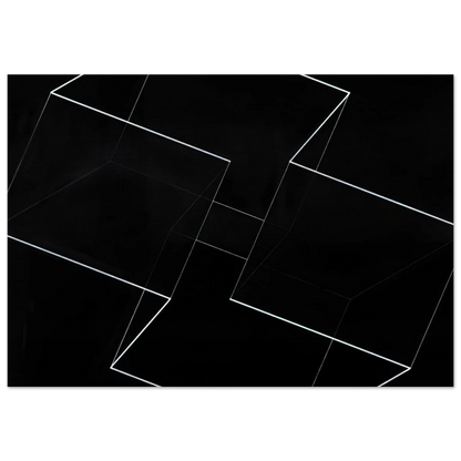 STRUCTURAL CONSTELLATION ALPHA 1954 - Josef Albers Brushed Aluminum Print - 70x100 cm / 28x40 inches | Josef Albers Aluminum Print | Josef Albers Prints