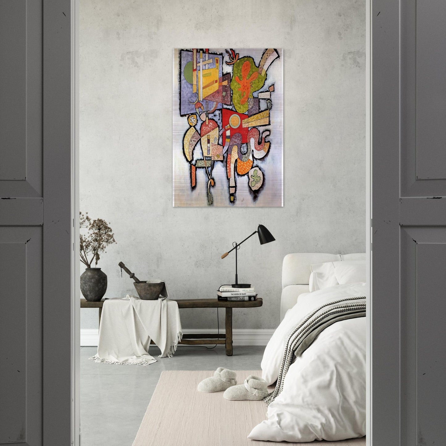 COMPLEX SIMPLE 1939 - Wassily Kandinsky Brushed Aluminum Print - 70x100 cm / 28x40 inches | Wassily Kandinsky Aluminum Print | Wassily Kandinsky Prints
