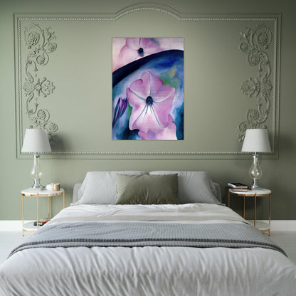 Petunia II - Georgia O'Keeffe Brushed Aluminum Print - 70x100 cm / 28x40 inches | Georgia O'Keeffe Aluminum Print | Georgia O'Keeffe Prints