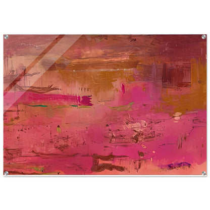 Dream Walk Red, 1978- - Helen Frankenthaler Acrylic Print - 70x100 cm / 28x40″ inches | Helen Frankenthaler Wall Art | Helen Frankenthaler Prints