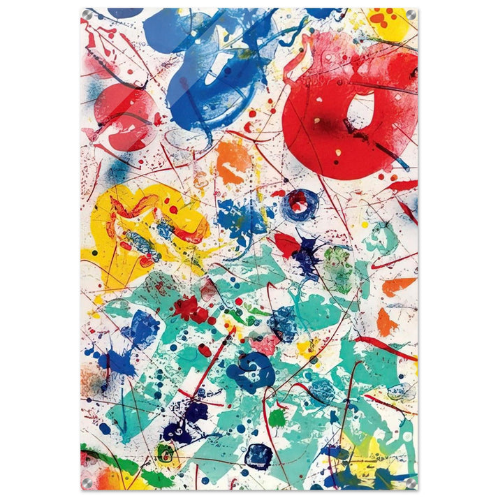 Untitled  SF 358  - Sam Francis Acrylic Print - 70x100 cm / 28x40″ inches