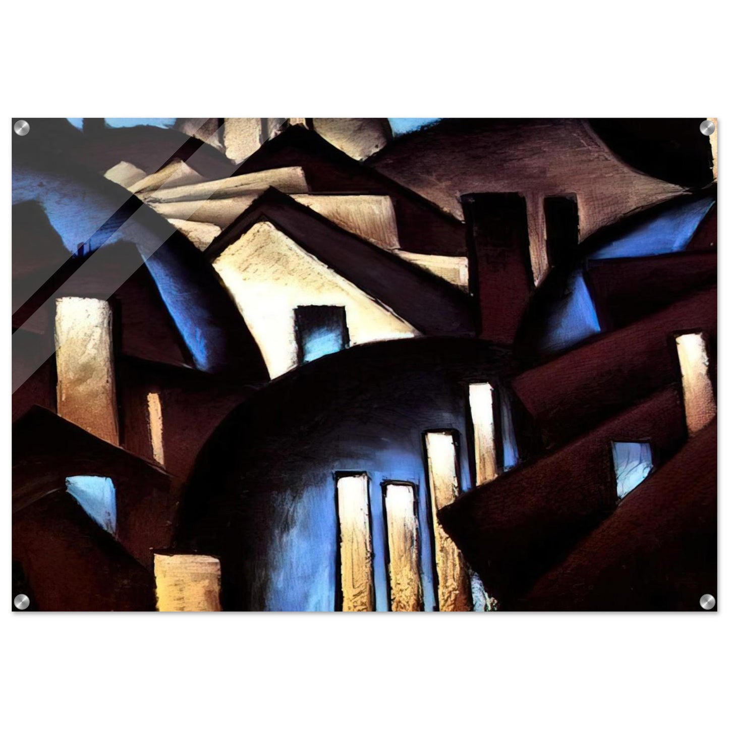 Nature Symbolized or Reefs - 1924 - Arthur Dove Acrylic Print - 70x100 cm / 28x40″ inches | Arthur Dove Wall Art | Arthur Dove Prints