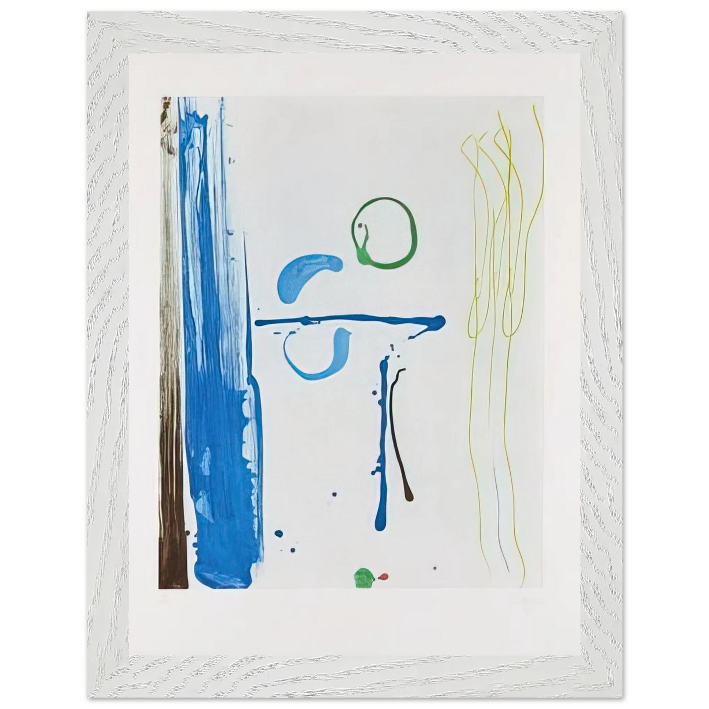 Helen Frankenthaler - Sunshine After Rain - 1987 Wall art - 35x35 cm / 14x14 inches - Fine Art Poster-canvas - -