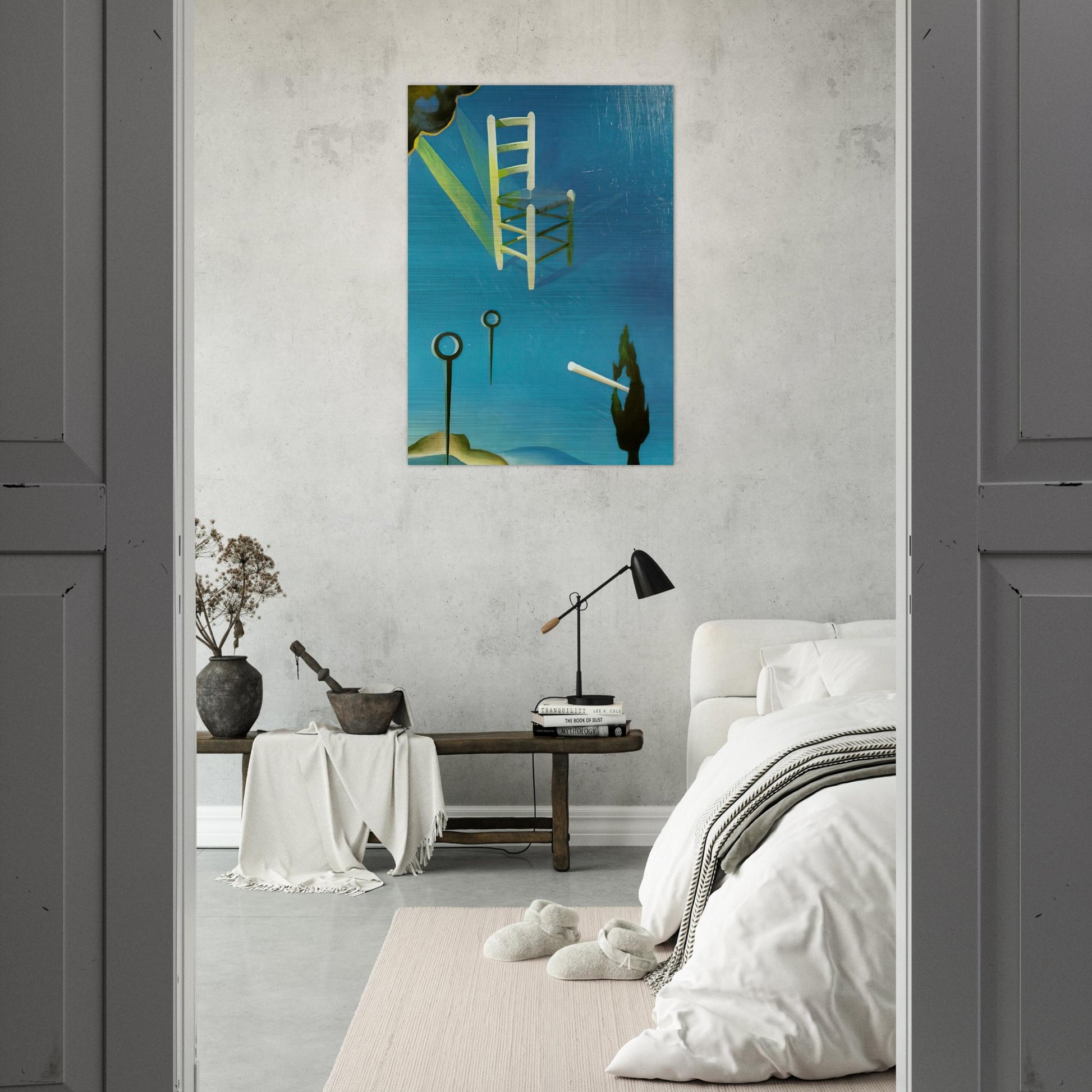 THE CHAIR 1 - Salvador Dali Brushed Aluminum Print - 70x100 cm / 28x40 inches | Salvador Dali Aluminum Print | Salvador Dali Prints