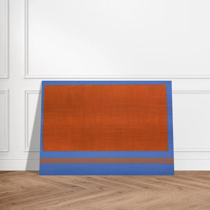 Classic Yellow Sun-Box - 1968 - Theodoros Stamos Brushed Aluminum Print - 70x100 cm / 28x40 inches | Theodoros Stamos Aluminum Print | Theodoros Stamos Prints