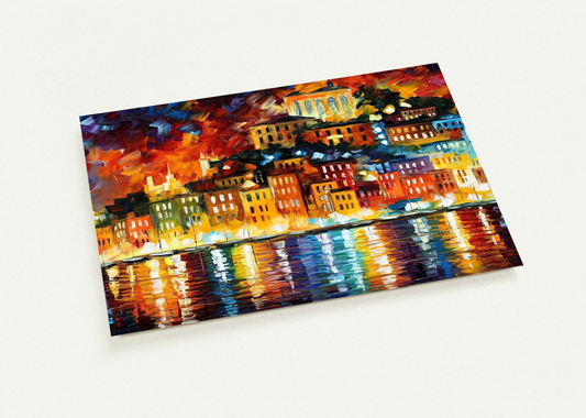 Leonid Afremov By Leonid Afremov Pack of 10 Post Cards | Leonid Afremov Post Cards | A6 (10.5 x 14.8 cm) - 4.1 x 5.8 inches