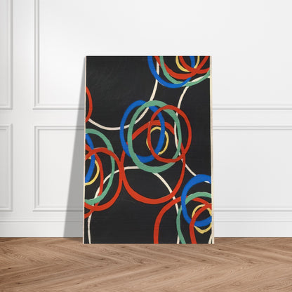 DESIGN - Sonia Delaunay Brushed Aluminum Print - 70x100 cm / 28x40 inches | Sonia Delaunay Aluminum Print | Sonia Delaunay Prints