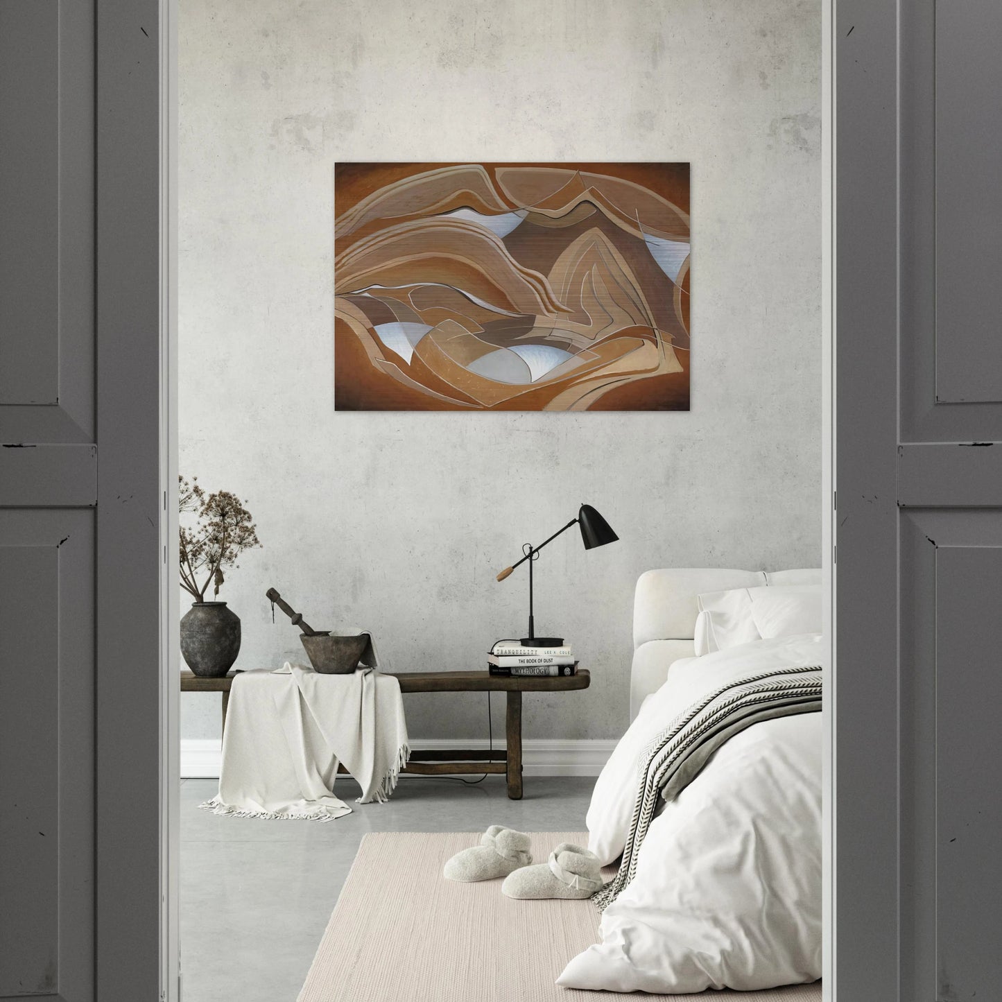 Nature Rhythms - 1950 - Lawren Harris Brushed Aluminum Print - 70x100 cm / 28x40 inches | Lawren Harris Aluminum Print | Lawren Harris Prints