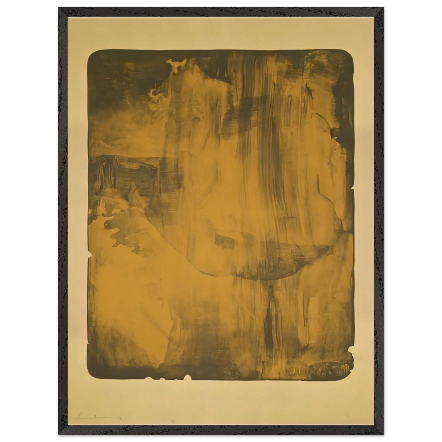 Helen Frankenthaler - Bronze Smoke - 1978 Wall art - 27x35 cm / 11x14 Inches - Fine Art Poster - -