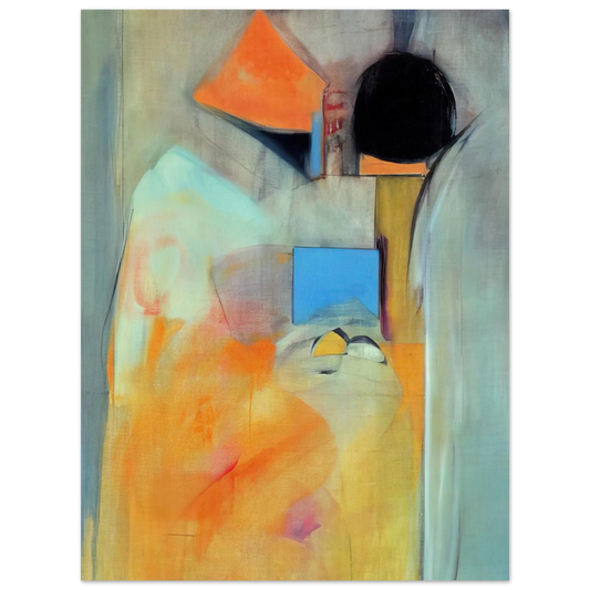 Miriam Schapiro - Pandora - Abstract Expressionism  75x100 cm / 30x40inches Fine Art Poster