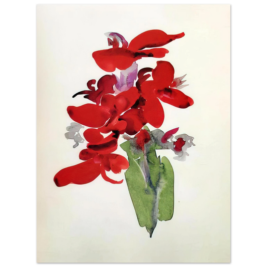 Georgia O'Keeffe - Red Canna Fine Art Poster