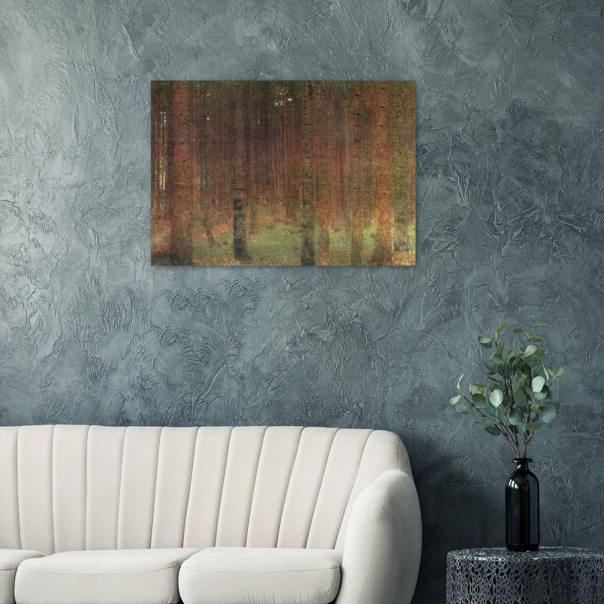PINE FOREST II - Gustav Klimt Brushed Aluminum Print - 70x100 cm / 28x40 inches | Gustav Klimt Aluminum Print | Gustav Klimt Prints