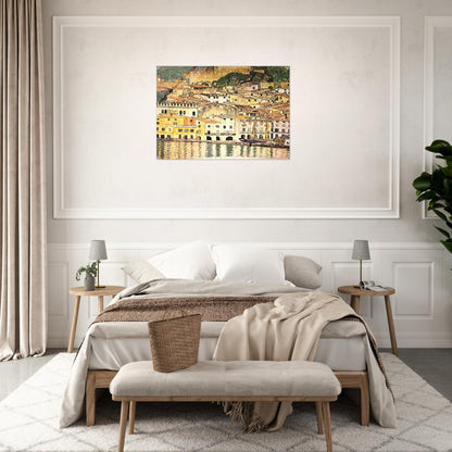 MALCESINE ON LAKE GARDA - Gustav Klimt Acrylic Print - 70x100 cm / 28x40″ inches | Gustav Klimt Wall Art | Gustav Klimt Prints