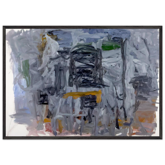 CLOSE UP III 1961 - Philip Guston 70x100 cm / 28x40 inches Framed Art Print – Black Wooden Frame