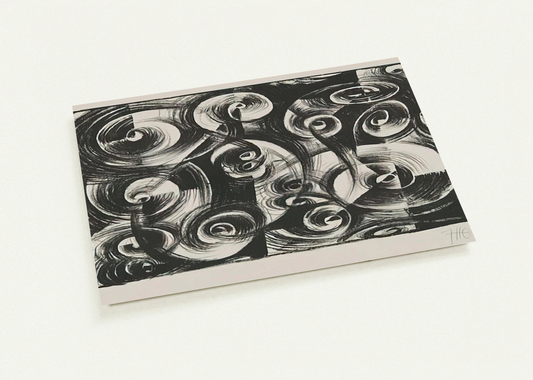 Linienrhythmus - 1919 By Johannes Itten Pack of 10 Post Cards | Johannes Itten Post Cards | A6 (10.5 x 14.8 cm) - 4.1 x 5.8 inches