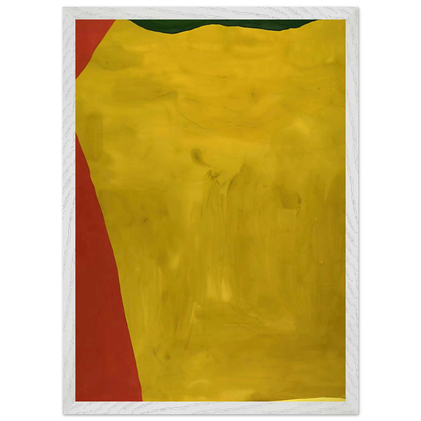 Helen Frankenthaler - Blessing of the Fleet - 1969 Wall art - A3 (29.7 x 42  cm) - Premium Wooden Framed Poster With Fine Art Paper-canvas - White frame