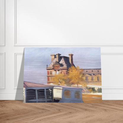 Le Pavillon de Flore - Edward Hopper Brushed Aluminum Print - 70x100 cm / 28x40 inches | Edward Hopper Aluminum Print | Edward Hopper Prints