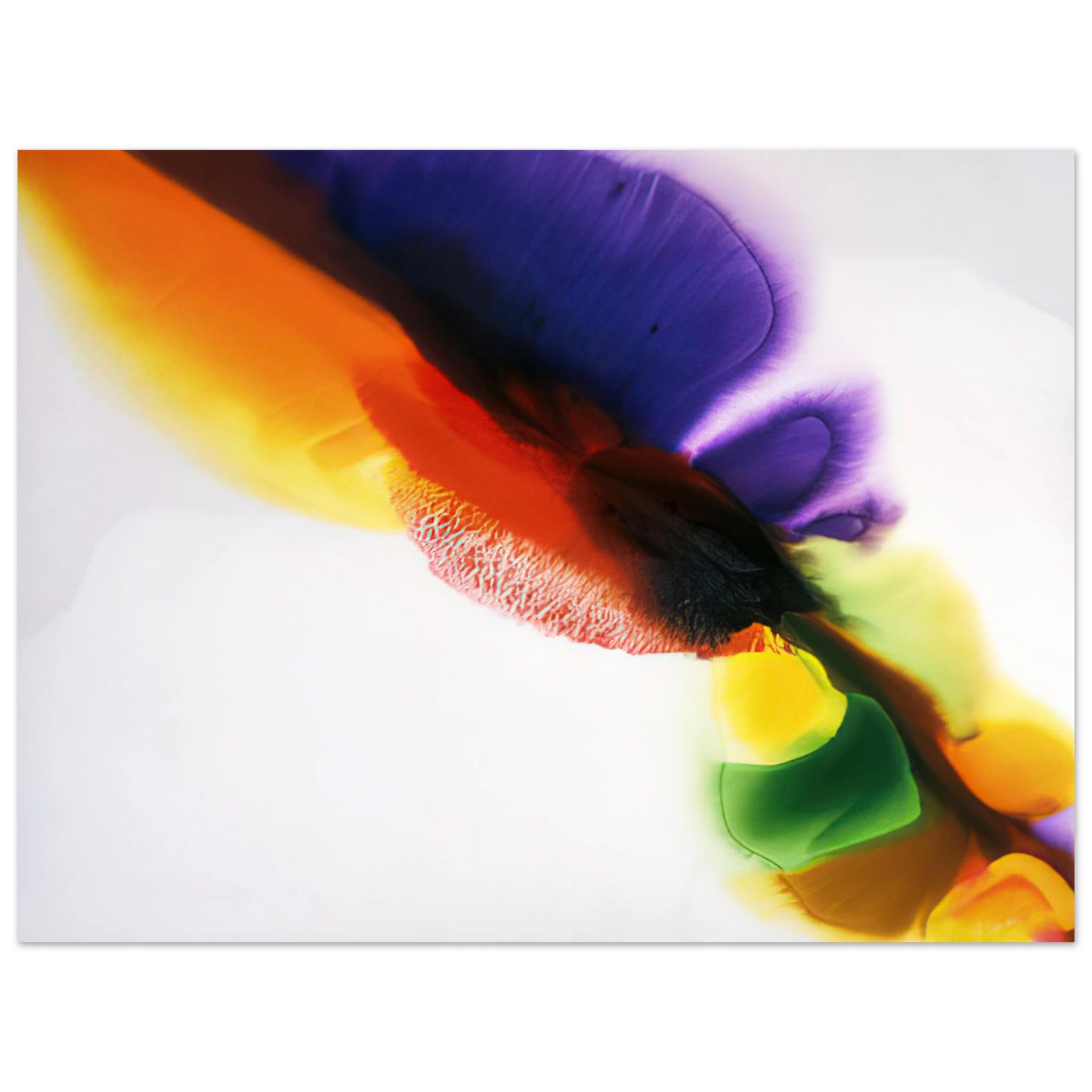 Paul Jenkins - Phenomena Tibetan Flange  75x100 cm / 30x40inches Fine Art Poster