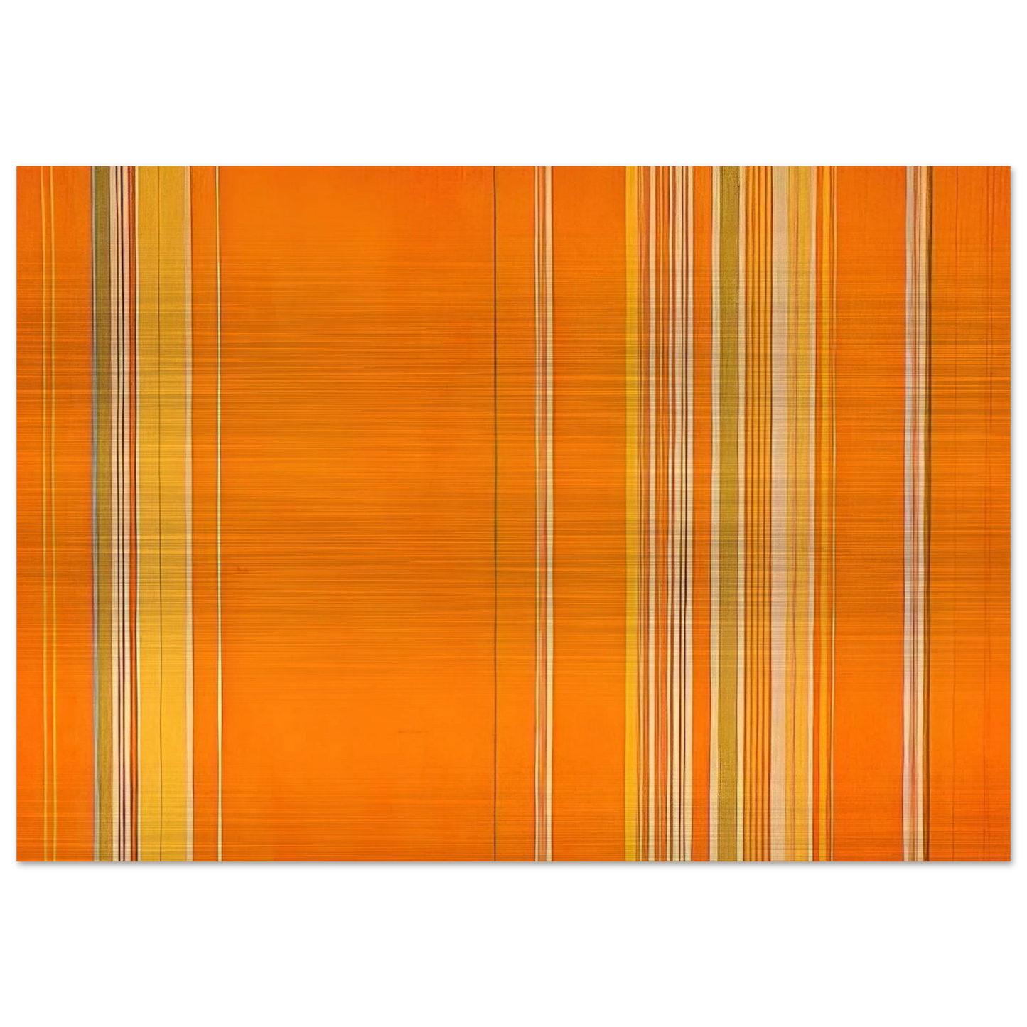 Solar Diary Needle Park - 1972 - Gene Davis Brushed Aluminum Print - 70x100 cm / 28x40 inches | Gene Davis Aluminum Print | Gene Davis Prints