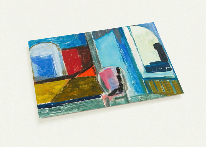 Interior - 1951 By Tove Jansson Pack of 10 Post Cards | Tove Jansson Post Cards | A6 (10.5 x 14.8 cm) - 4.1 x 5.8 inches