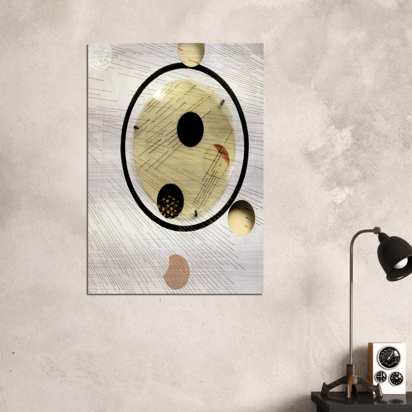 Space Modulator Experiment, Aluminum 5 - Laszlo Moholy-Nagy Brushed Aluminum Print - 70x100 cm / 28x40 inches | Laszlo Moholy-Nagy Aluminum Print | Laszlo Moholy-Nagy Prints