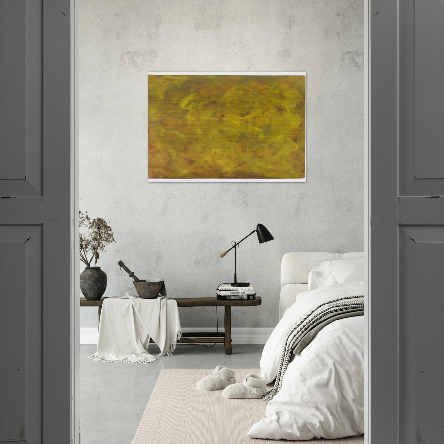 FARBRAUMK RPER 1982 - Gotthard Graubner Brushed Aluminum Print - 70x100 cm / 28x40 inches | Gotthard Graubner Aluminum Print | Gotthard Graubner Prints
