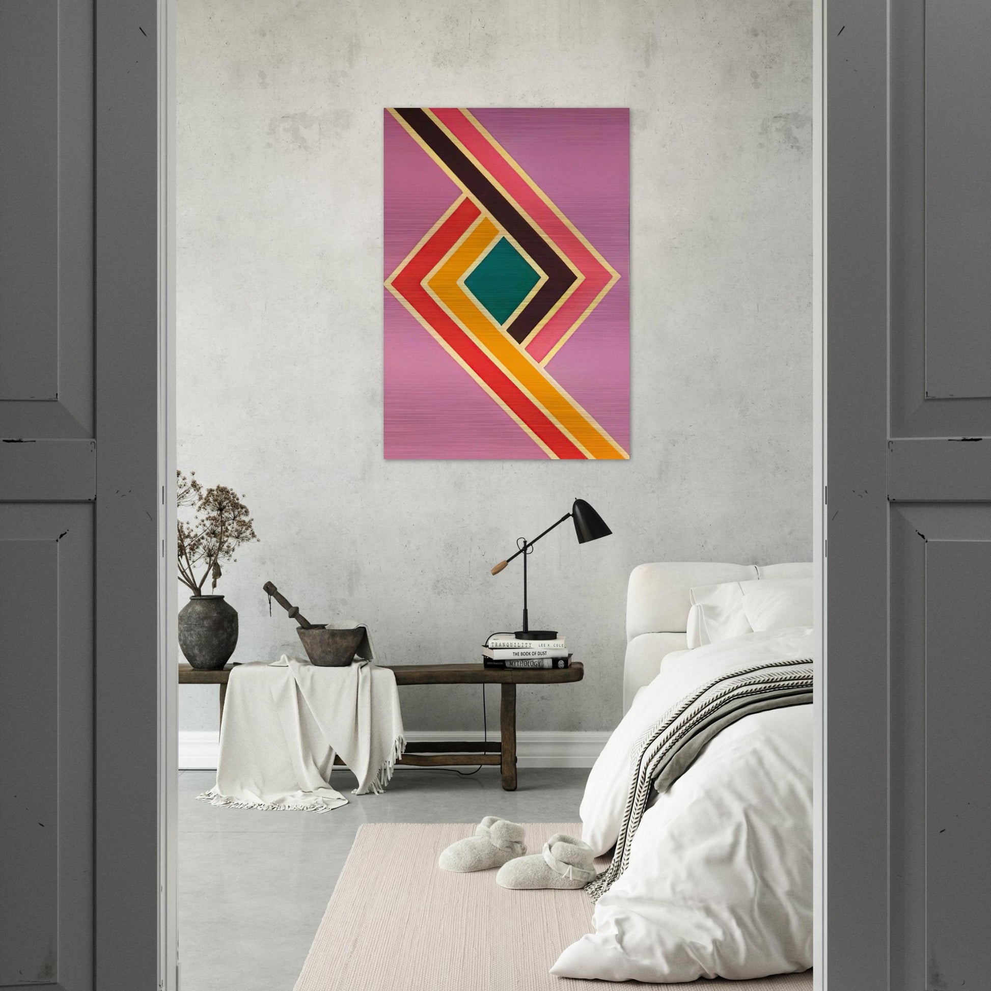 Comet I - Sam Gilliam Brushed Aluminum Print - 70x100 cm / 28x40 inches | Sam Gilliam Aluminum Print | Sam Gilliam Prints
