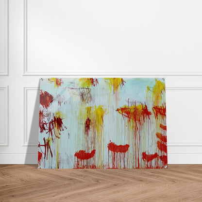 Lepanto, Part XI - Cy Twombly Acrylic Print - 70x100 cm / 28x40″ inches