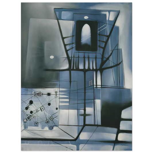 Jimmy Ernst - A Time for Fear - 1949  75x100 cm / 30x40inches Fine Art Poster