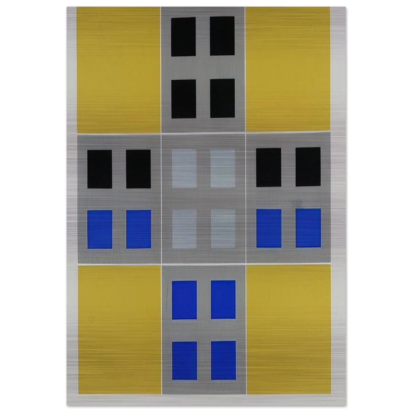 UNTITLED - Jesus Rafael Soto Brushed Aluminum Print - 70x100 cm / 28x40 inches | Jesus Rafael Soto Aluminum Print | Jesus Rafael Soto Prints