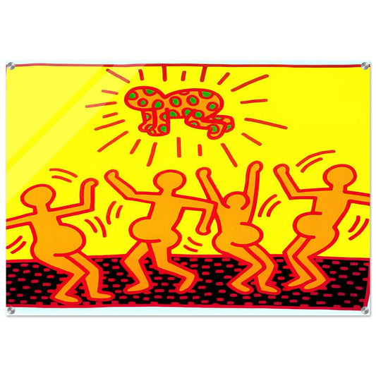 UNTITLED 1983 1 - Keith Haring Acrylic Print - 70x100 cm / 28x40″ inches