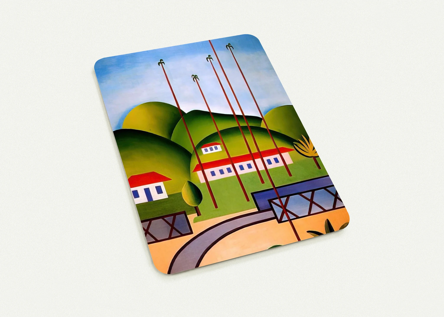 Palm Trees By Tarsila do Amaral Pack of 10 Post Cards | Tarsila do Amaral Post Cards | A6 (10.5 x 14.8 cm) - 4.1 x 5.8 inches