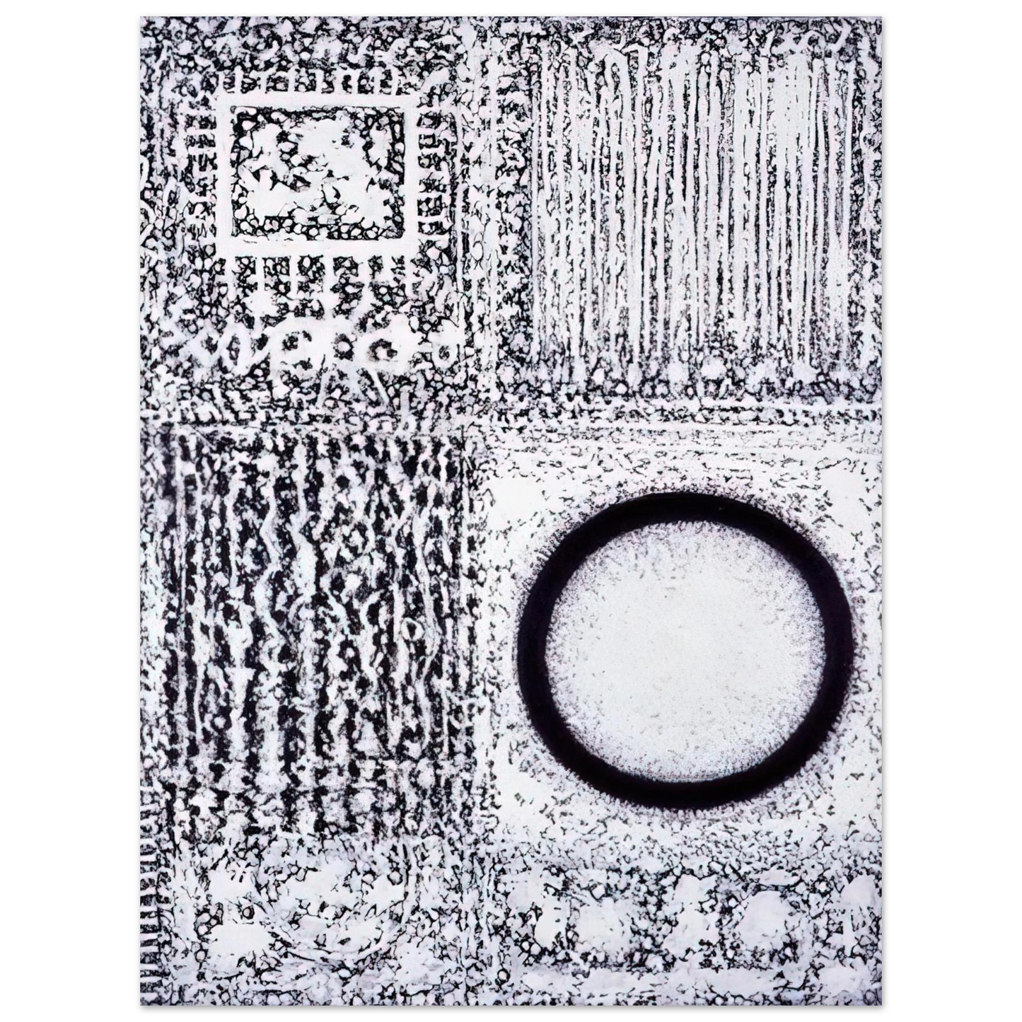 Richard Pousette-Dart - Circle by the Falling Waters - 1980  75x100 cm / 30x40inches Fine Art Poster