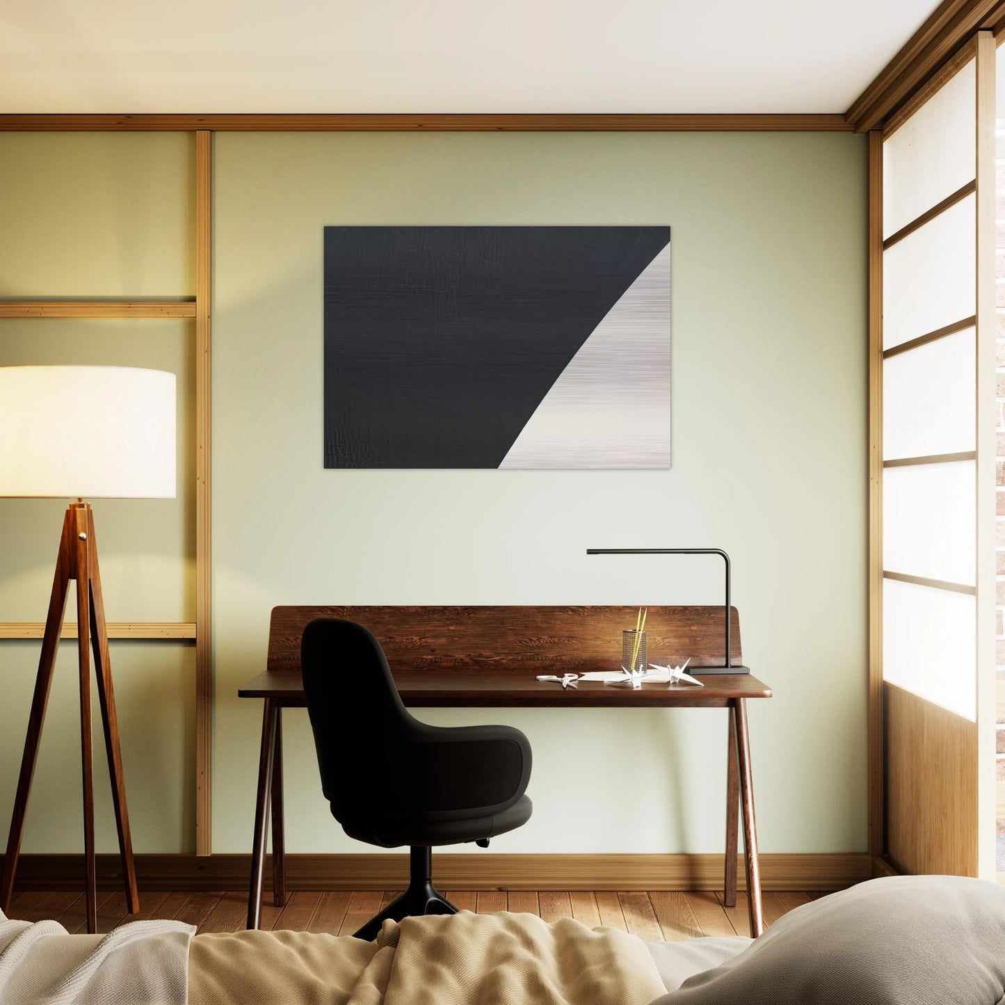 White Curve VII - Ellsworth Kelly Brushed Aluminum Print - 70x100 cm / 28x40 inches | Ellsworth Kelly Aluminum Print | Ellsworth Kelly Prints