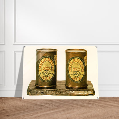 ALE CANS 1964 - Jasper Johns Acrylic Print - 70x100 cm / 28x40″ inches