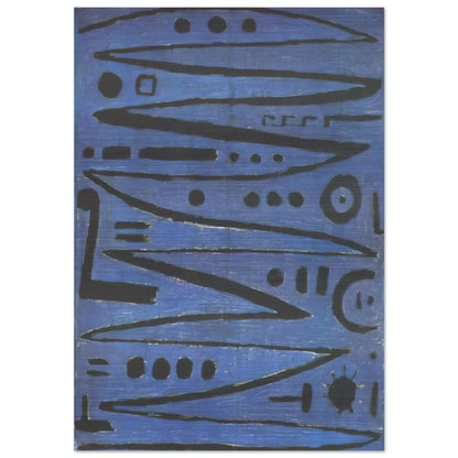 HEROIC FIDDLING 1938 - Paul Klee Brushed Aluminum Print - 70x100 cm / 28x40 inches | Paul Klee Aluminum Print | Paul Klee Prints