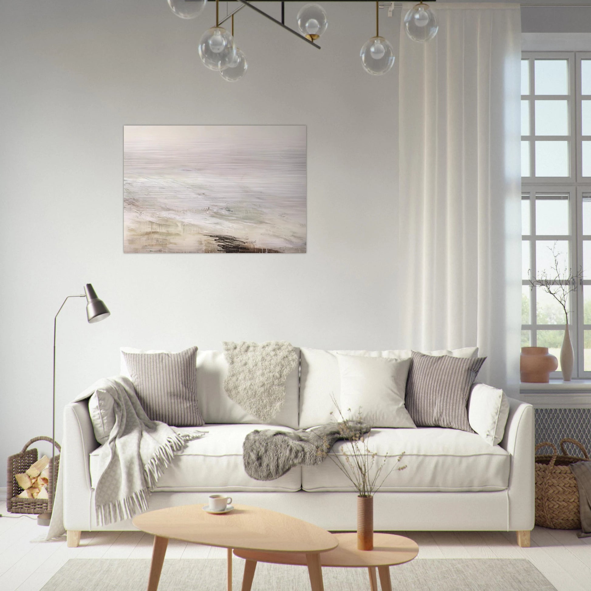 Hero and Leandro  A Painting in Four Parts  Part II - Cy Twombly Brushed Aluminum Print - 70x100 cm / 28x40 inches | Cy Twombly Aluminum Print | Cy Twombly Prints