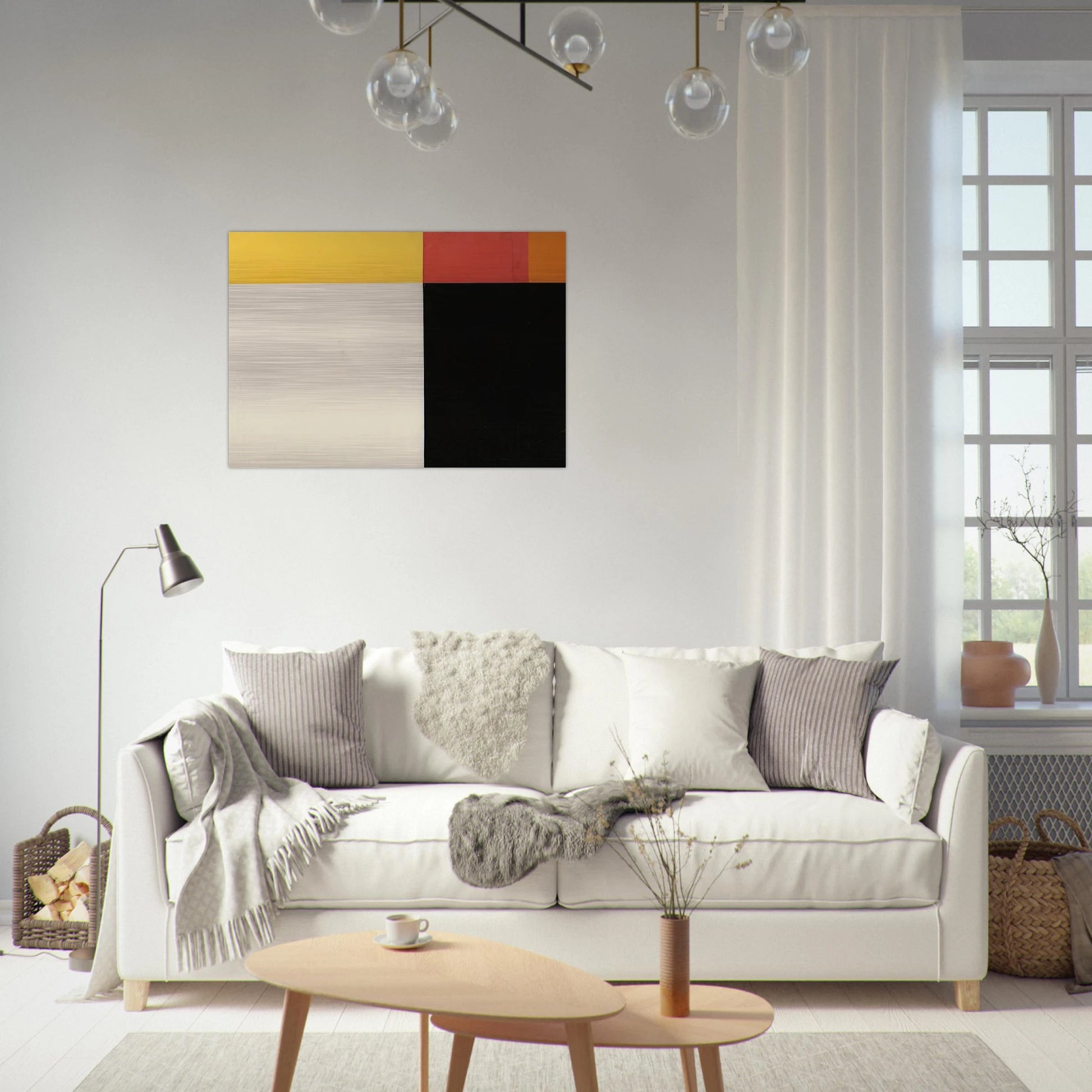 Study for Tiger - Ellsworth Kelly Brushed Aluminum Print - 70x100 cm / 28x40 inches | Ellsworth Kelly Aluminum Print | Ellsworth Kelly Prints