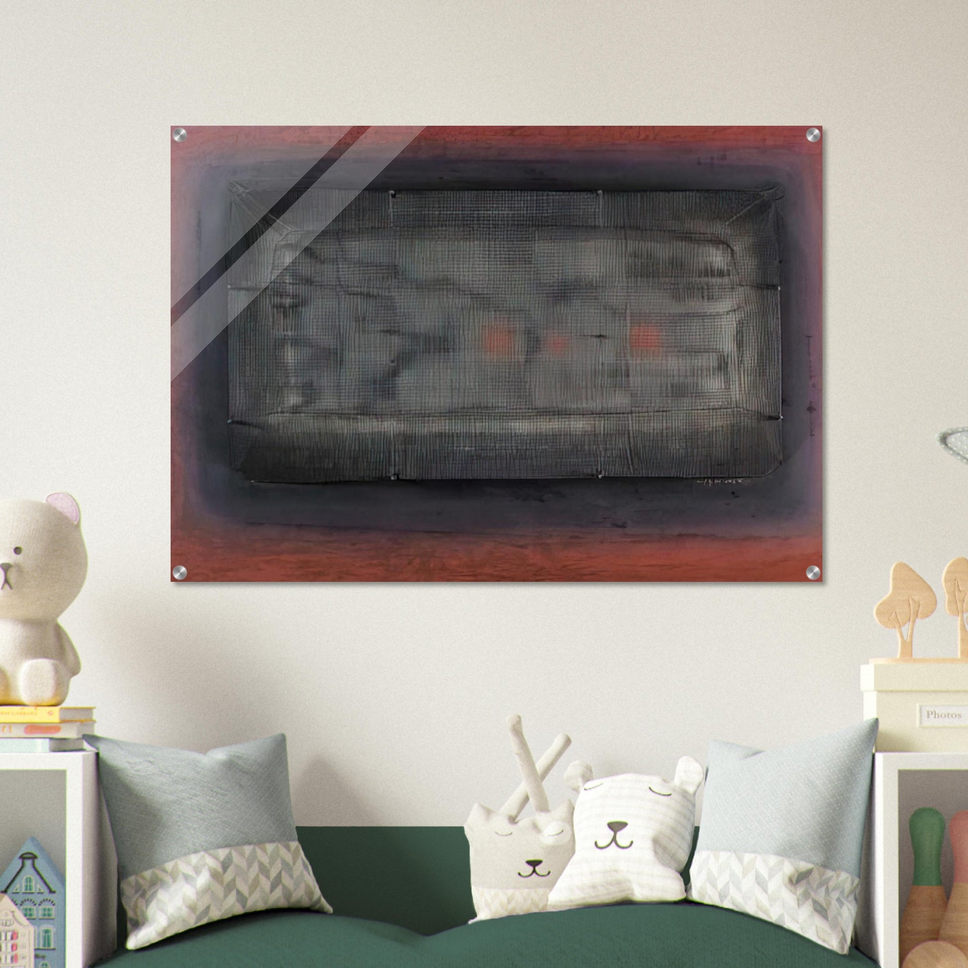 Espejismo - Art Informel - Manuel Rivera Acrylic Print - 70x100 cm / 28x40″ inches | Manuel Rivera Wall Art | Manuel Rivera Prints