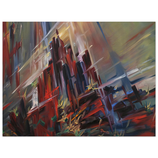 Konrad Zuse - Inferno - 1974  75x100 cm / 30x40inches Fine Art Poster