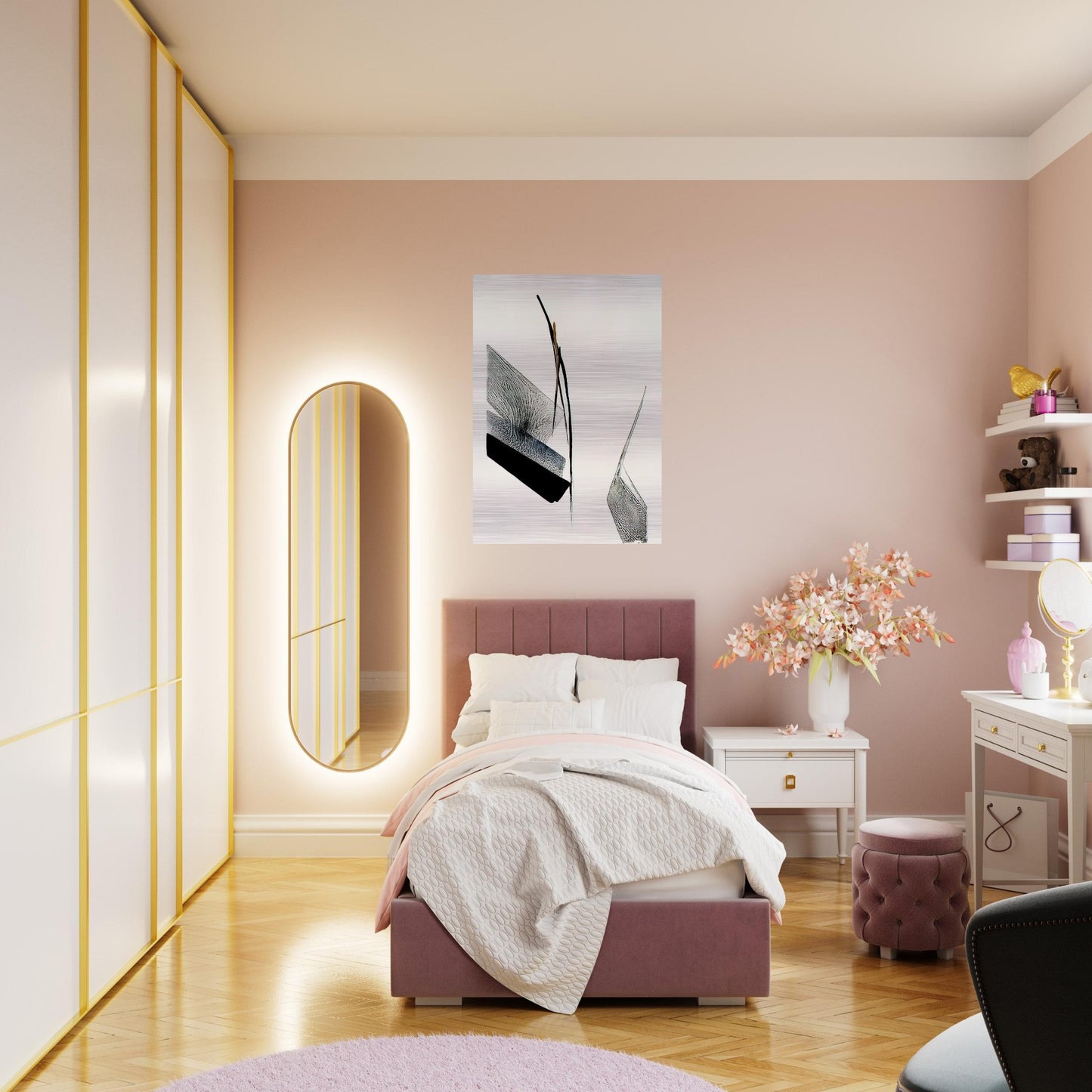 Rivage - Abstract Expressionism - Toko Shinoda Brushed Aluminum Print - 70x100 cm / 28x40 inches | Toko Shinoda Aluminum Print | Toko Shinoda Prints