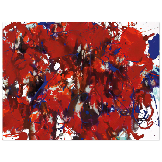 Sam Francis - Untitled  SFP94-39  SFF 1714   75x100 cm / 30x40inches Fine Art Poster