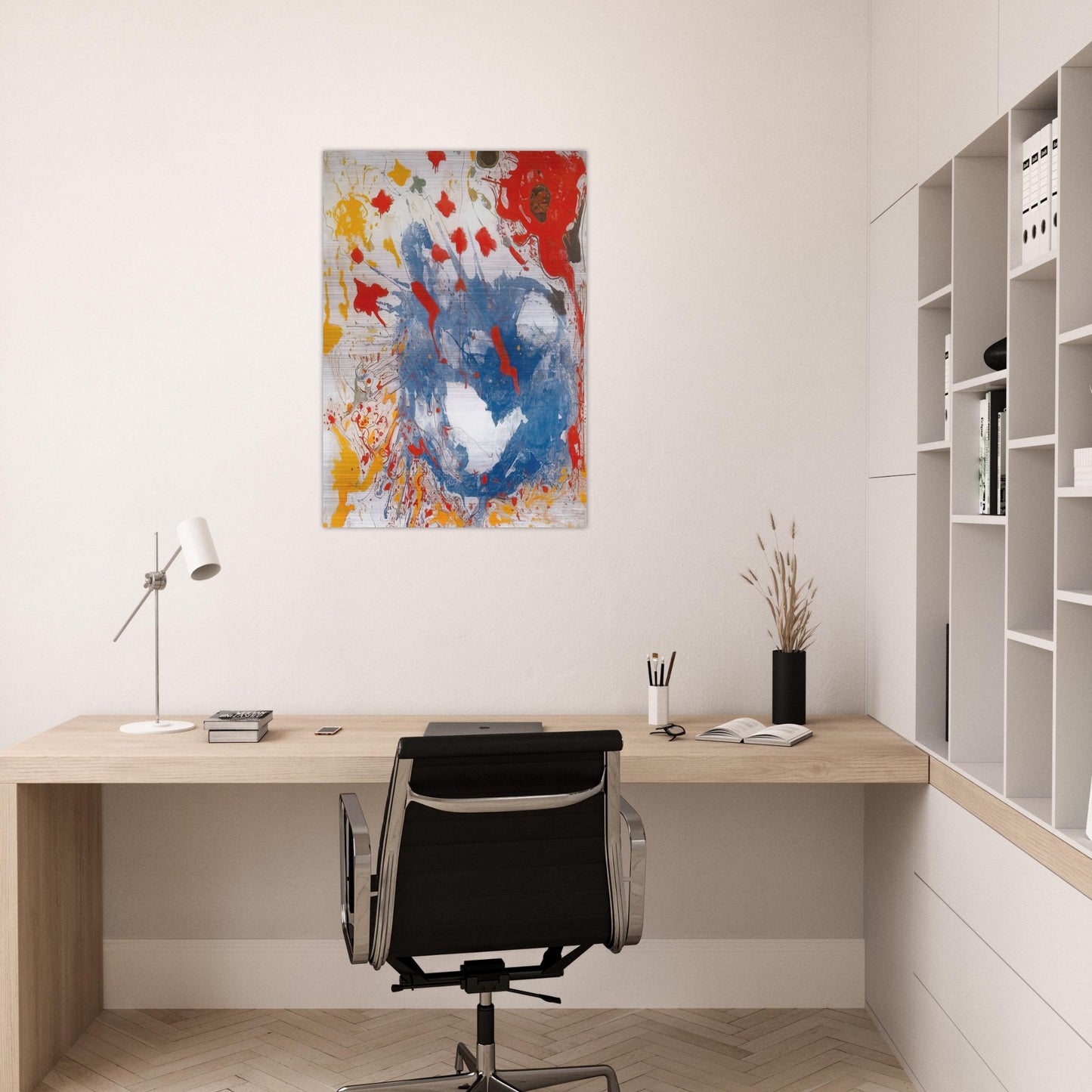 Cataclysm - Hans Hofmann Brushed Aluminum Print - 70x100 cm / 28x40 inches | Hans Hofmann Aluminum Print | Hans Hofmann Prints