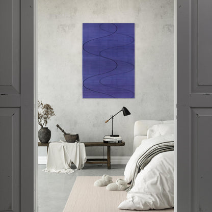 COLUMN PAINTING 9 2003 - Robert Mangold Brushed Aluminum Print - 70x100 cm / 28x40 inches | Robert Mangold Aluminum Print | Robert Mangold Prints