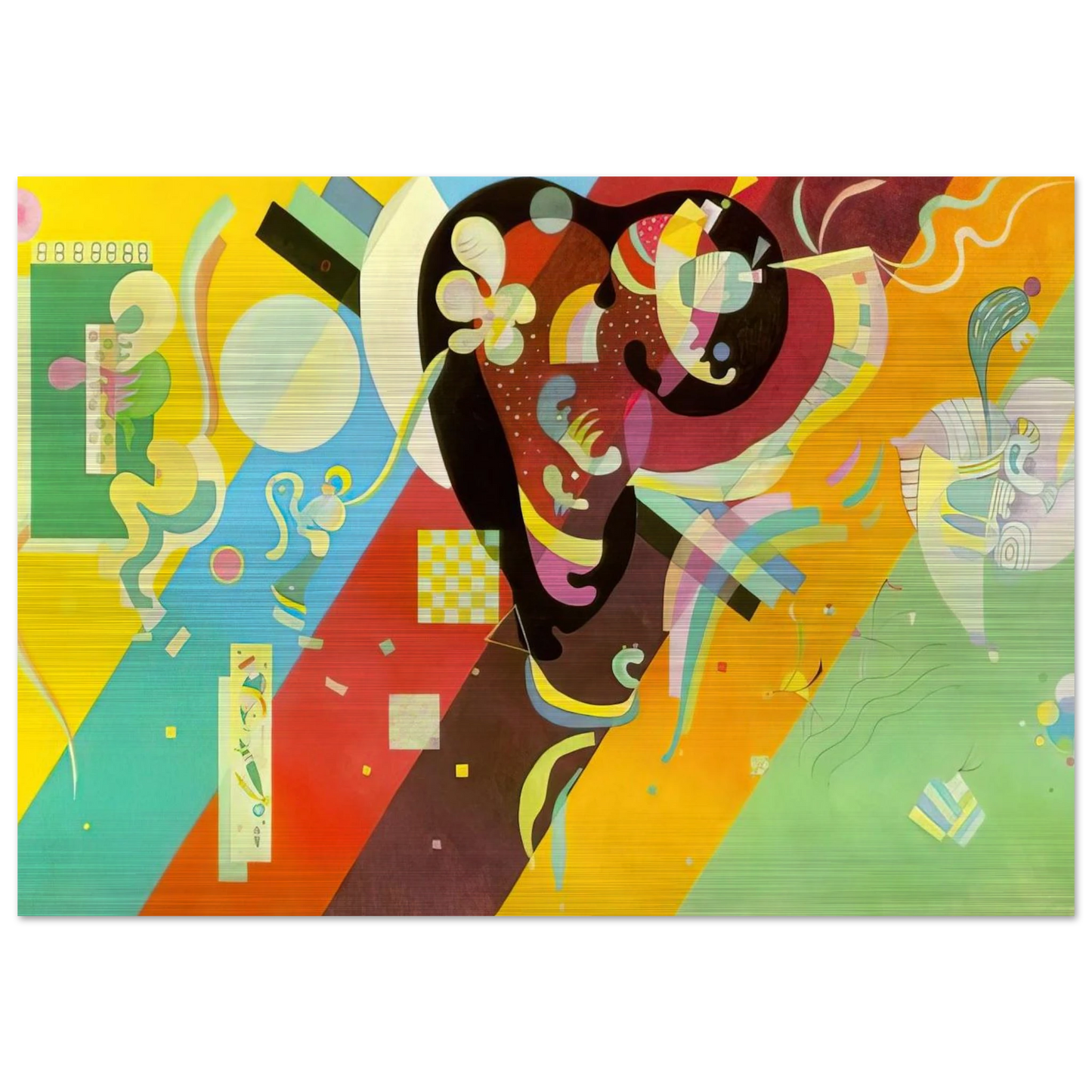 COMPOSITION IX 1936 - Wassily Kandinsky Brushed Aluminum Print - 70x100 cm / 28x40 inches | Wassily Kandinsky Aluminum Print | Wassily Kandinsky Prints