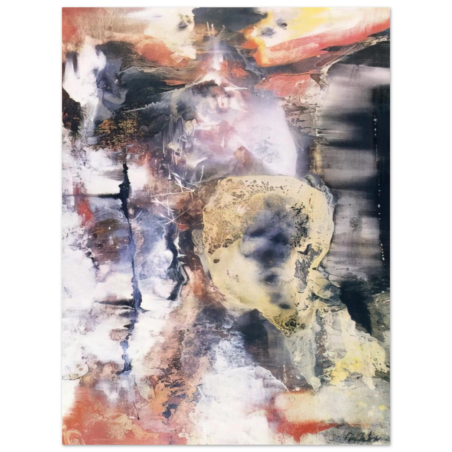 Paul Jenkins - The Archer - 1955  75x100 cm / 30x40inches Fine Art Poster