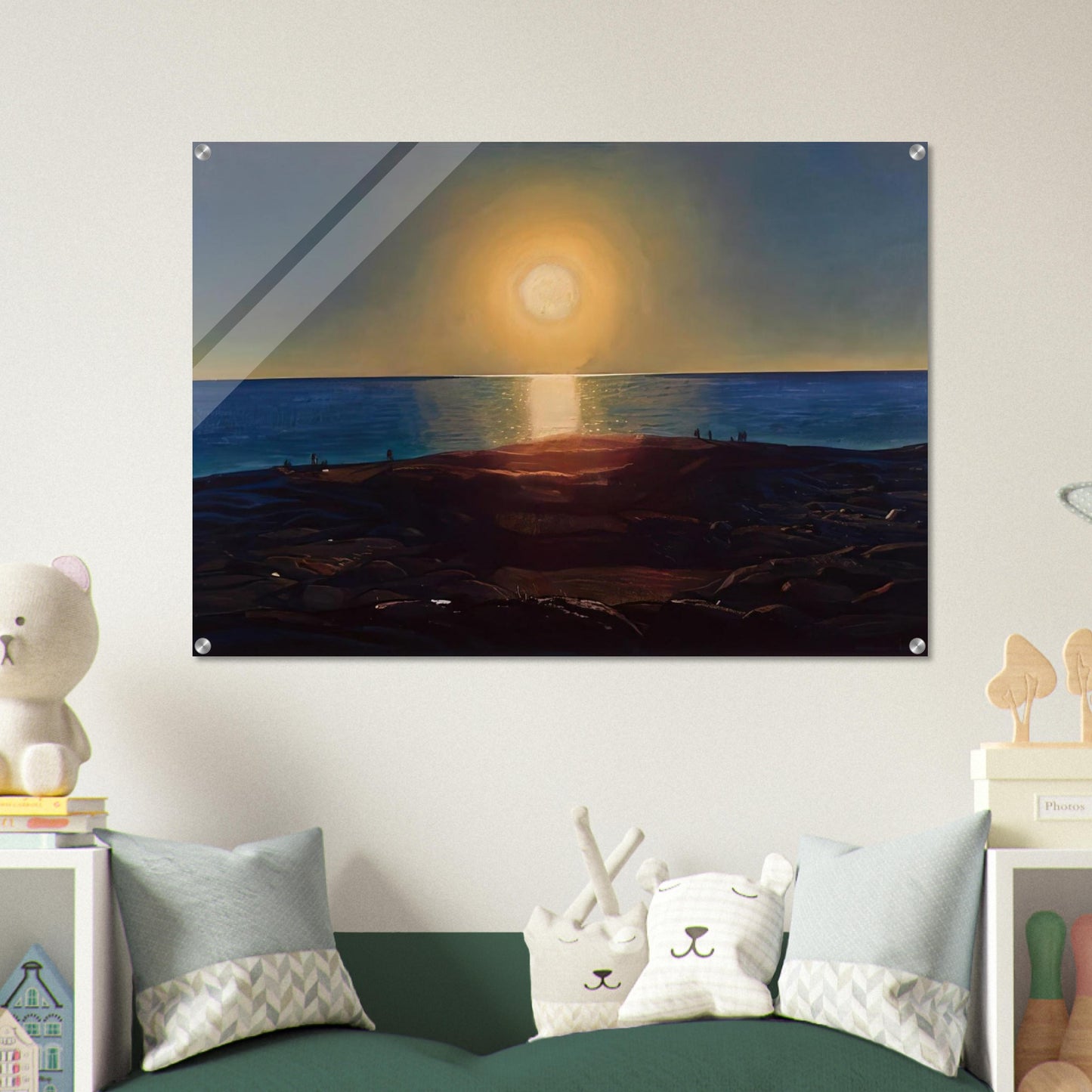 Calm and Free Maine Coast - Rockwell Kent Acrylic Print - 70x100 cm / 28x40″ inches