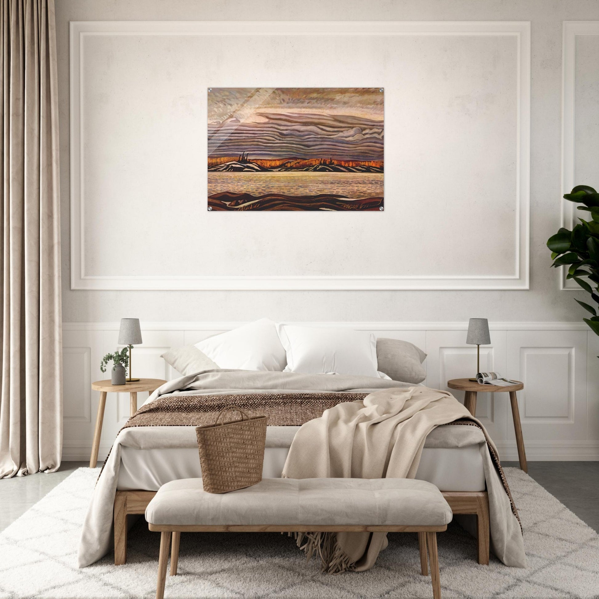 Algoma in November - 1935 - A.Y. Jackson Acrylic Print - 70x100 cm / 28x40″ inches | A.Y. Jackson Wall Art | A.Y. Jackson Prints