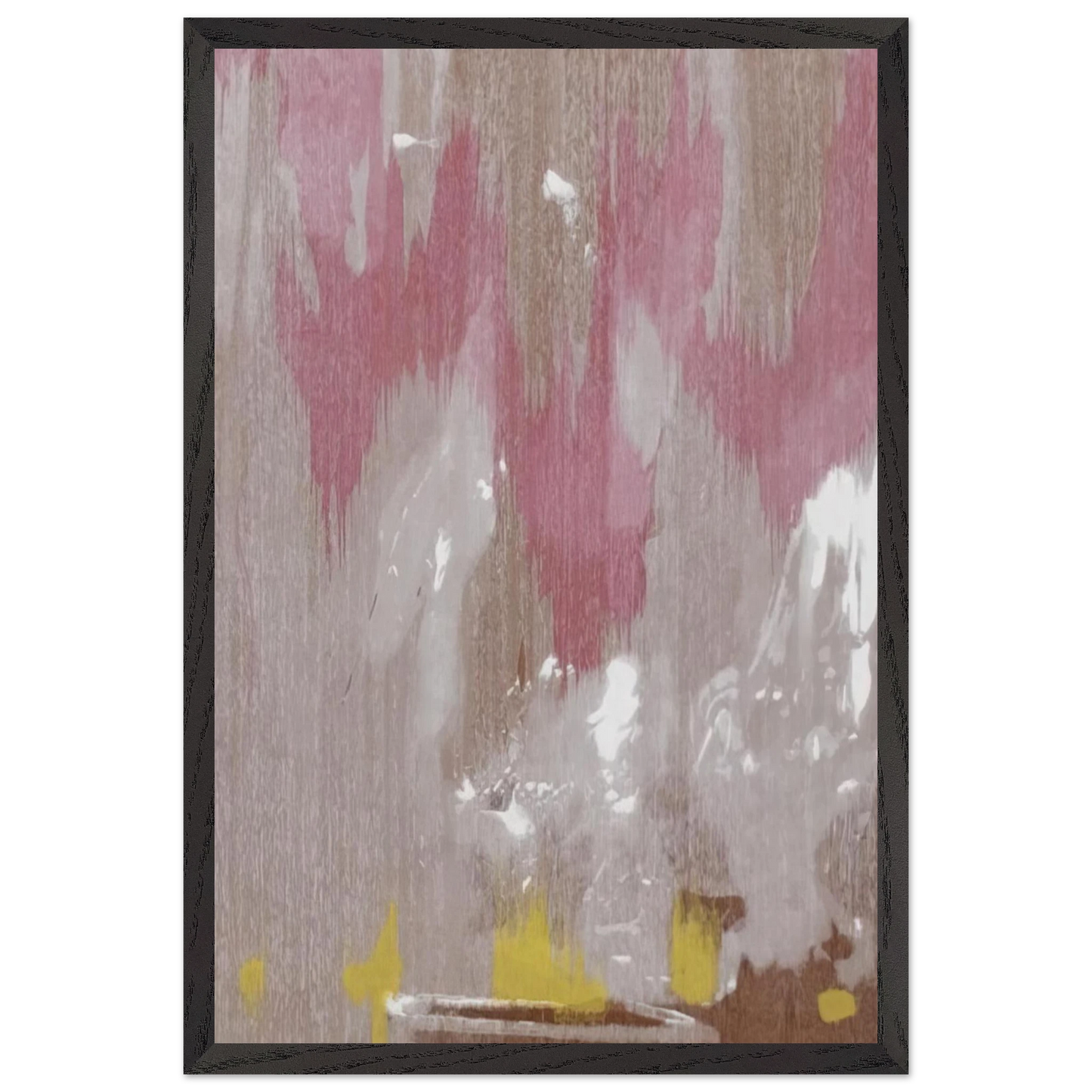 Helen Frankenthaler - Tales of Genji IV - 1998 Wall art - A3 (29.7 x 42  cm) - Premium Wooden Framed Poster With Fine Art Paper-canvas - Wood frame
