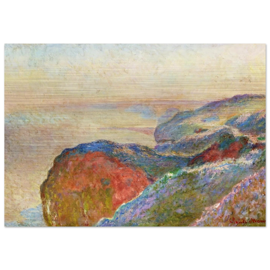At Val Saint-Nicolas near Dieppe, Morning - claude monet Brushed Aluminum Print - 70x100 cm / 28x40 inches | claude monet Aluminum Print | claude monet Prints